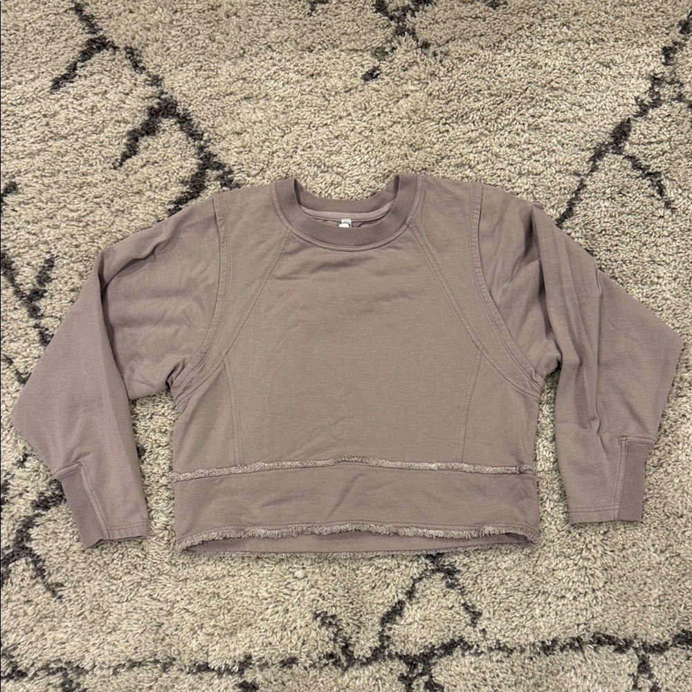 Free People Movement cropped Sweatshirt